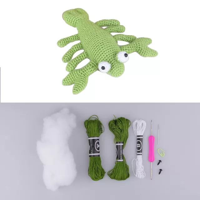 Lobster Doll Toy Crochet Kit DIY Amigurumi Making Easy to Learn Kids Gifts