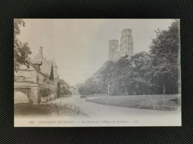 CPA 76 Environs de ROUEN - Les Ruines de l'Abbaye de Jumièges