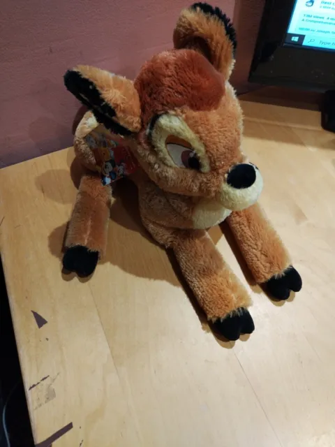 Disney Store Bambi Plush-Approx 12” Long-good Used Condition
