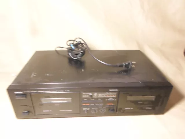 Yamaha K-60 Natural Sound Stereo Double Cassette Deck High Speed Dubbing