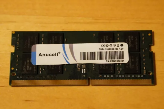 Anucell 8GB DDR4 2666MHz SODIMM RAM Memory Module