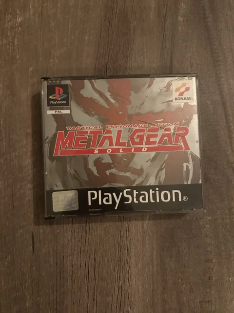 Jeu PS1 Metal Gear Solid - Version PAL Neuf Sous Blister, Konami 1999