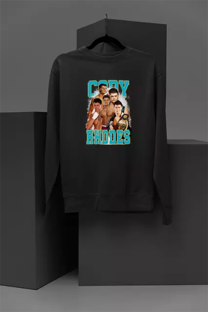 CODY RHODES WWE Vintage Icon Sweatshirt | Wrestling Legend Apparel | Attitude Er