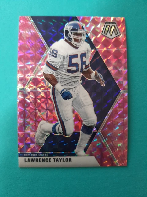 2020 Panini Mosaic Pink Camo Prizm Lawrence Taylor #154 New York Giants
