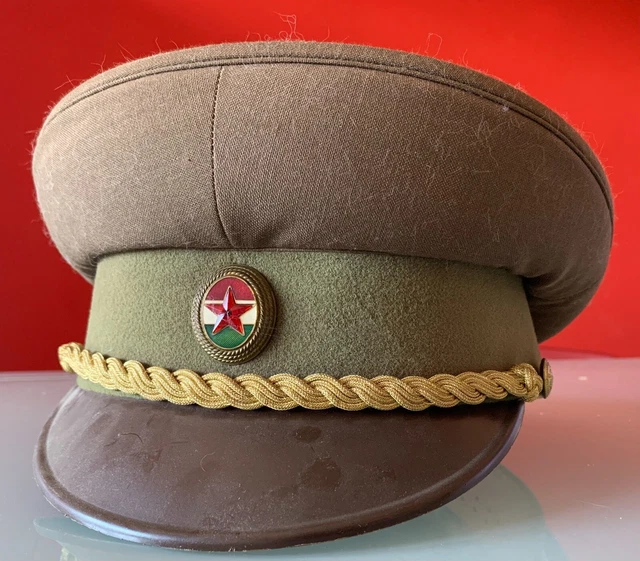Cappello Militare Anni '70 Ufficiale Esercito  Ungherese