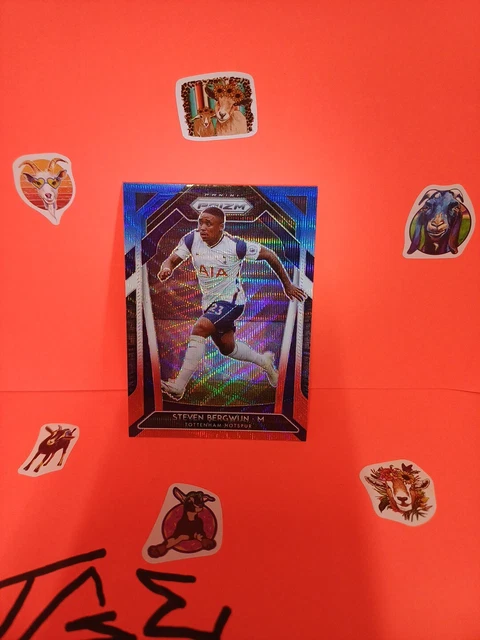 Panini Prizm Steven Bergwijn Red White Blue Parallel Tottenham Spurs