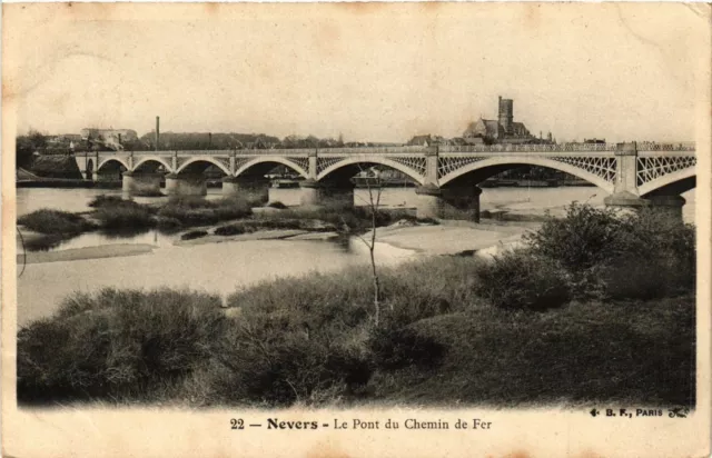 CPA AK NEVERS - Le Pont du Chemin de Fer (355667)