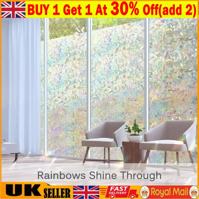 Bubble Free Frosted Window Film Self Adhesive Etched Privacy Glass Vinyl Film