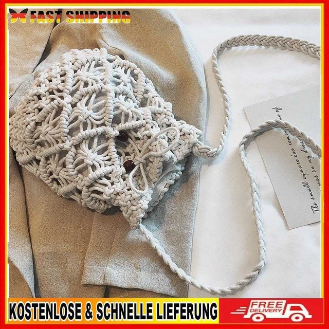 HIMS 3 Str?nge, 2 mm/3 mm, Makramee-Schnur, Baumwollschnur, gedrehtes Seil, Schn