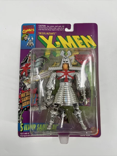 1994 Marvel Comics X-Men Evil Mutants Silver Samurai Action Figure by Toy Biz