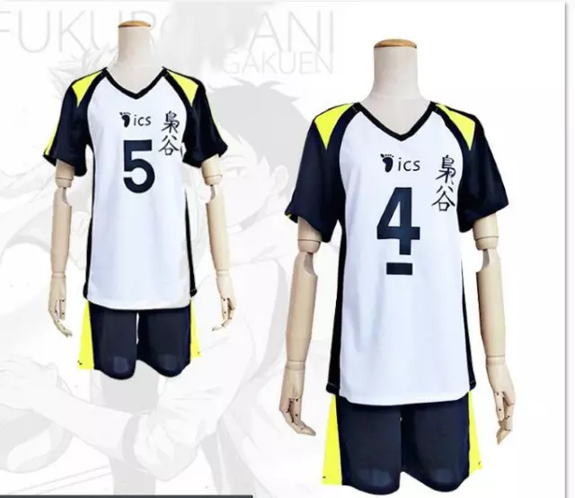Haikyuu Season 3 Cosplay Jersey Shiratorizawa Academy Uniforms Wakatoshi  Ushijima Eita Semi Satori Tendo Sportwear Costume
