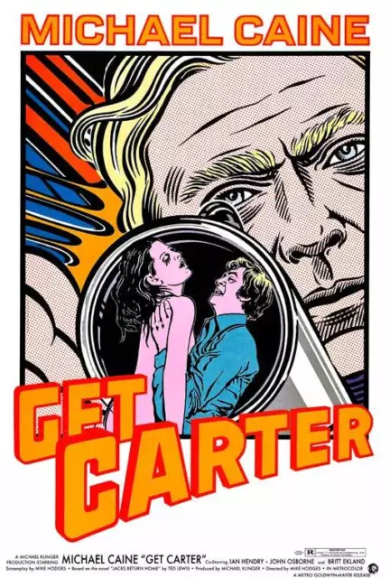 Get Carter 1971 A2 High Quality Canvas Art Print