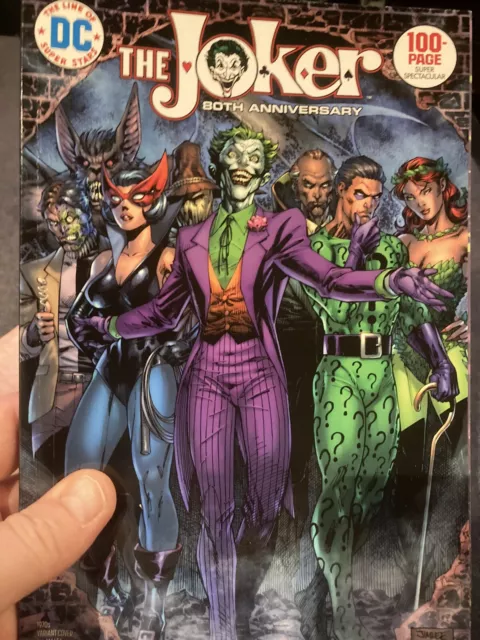 Dc Comics Joker 80Th Anniversary 100 Page Super Spect #1 1970S Jim Lee Variant