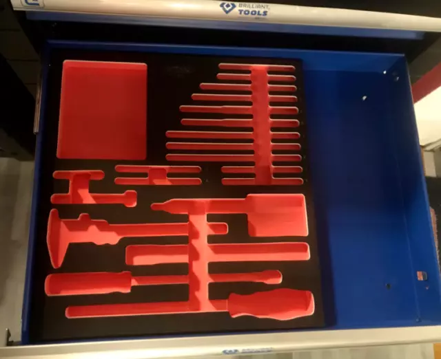 KS TOOLS Doublure de Mousse pour Meißel- Et Appareil de Mesure À Semelle