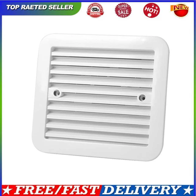 RV Fridge Vent with Fan Silent Trailer Caravan Side Air Ventilation Exhaust Fan