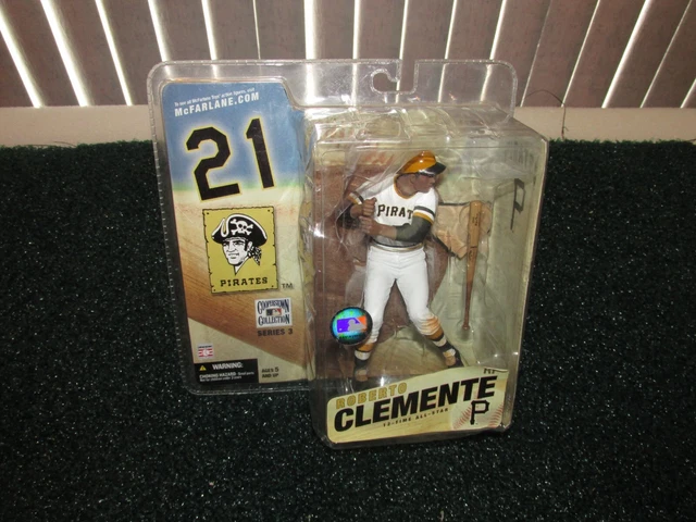 McFarlane Roberto Clemente Pittsburgh Pirates Cooperstown Series 3 (very rare) McFarlane Roberto Clemente Pittsburgh Pirates Cooperstown Series 3 (very rare)