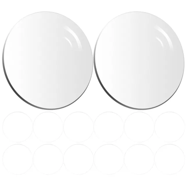 50 Clear Acrylic Circle Blanks for DIY Crafts & Picture Frames-KK