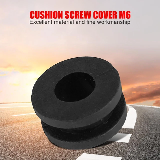 10 pz Staffa Faro Carena Moto Auto Antiurto Gomma Grimmet Vite