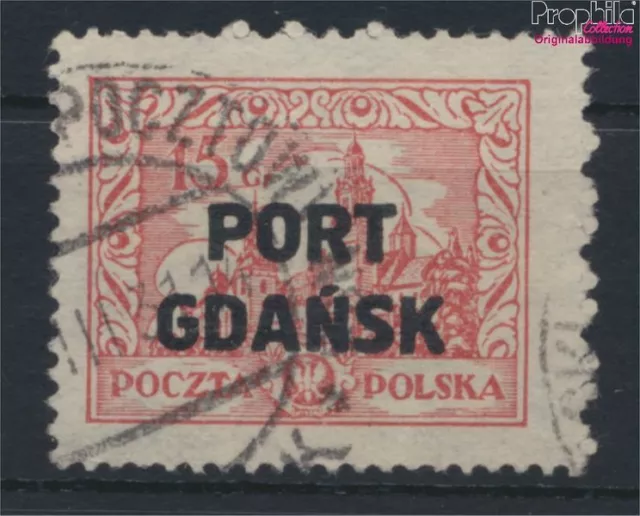 Briefmarken Polnische Post Danzig 1926 Mi 17 gestempelt (9965078
