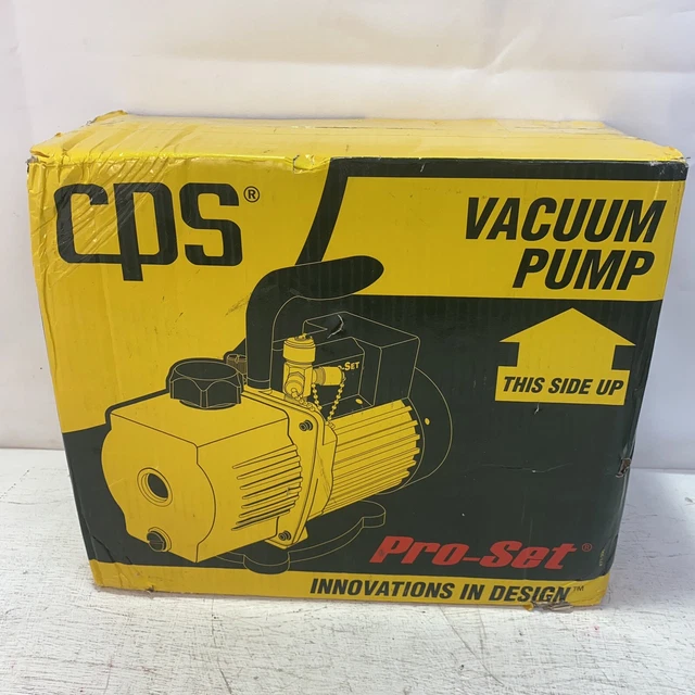 CPS VP4S - Pro Set Single Stage Vacuum Pump, 4 CFM