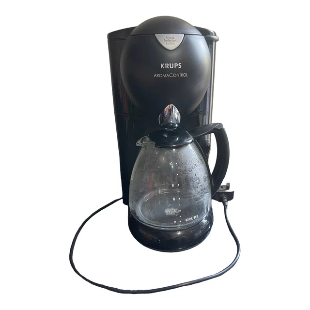 KRUPS AROMA CONTROL 176 10 Cup Filter Coffee Percolator Brewer Carafe
