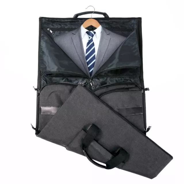 Convertible Men's Suit Garment Bag Carry On Travel Luggage Gym Sports Duffel Bag 3