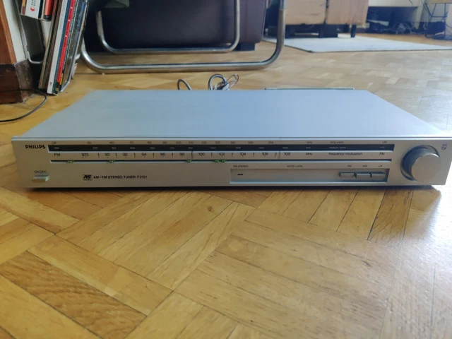Philips Stéréo Tuner F 2121 Testé Fonctionne Bien Bel État