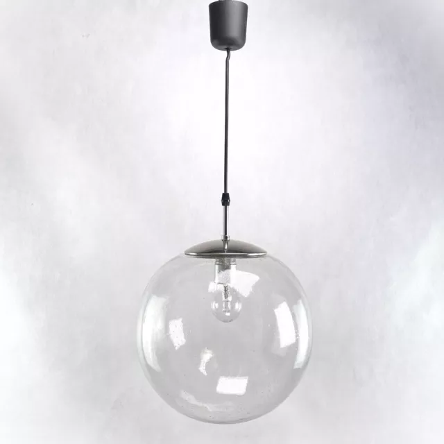XL Peill & Putzler Lamp 70er Years Lounge Hanging Lamp Ø 30 Ceiling Lamp