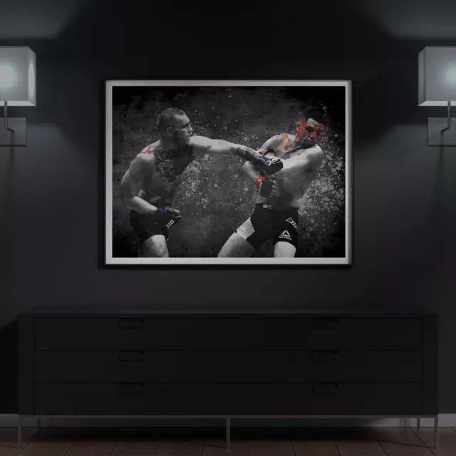 Poster Conor McGregor vs Nate Diaz poster arti marziali miste poster UFC 2
