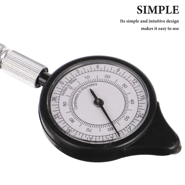 Misuratore Di Mappe Con Rotella Metallo - Per Escursionismo, Trekking E Cartografia - Foto 12
