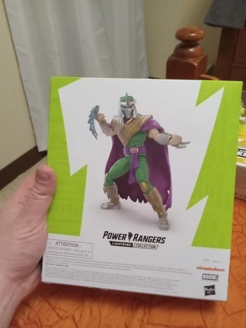 Hasbro Power Rangers Lightning Green Ranger Shredder Deluxe Action Figure 2