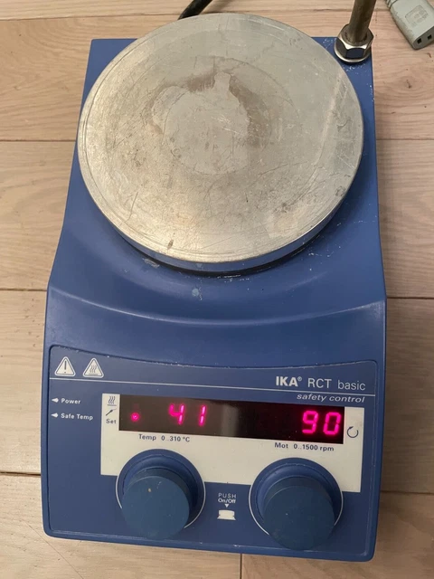 IKA RCT basic  safety control  hotplate/ stirrer  digital magnetic hot plate  ez