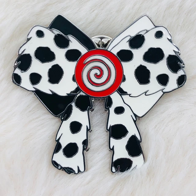 Disney Loungefly Cruella Villains 101 Dalmations Enamel Bow Blind Box Lapel Pin