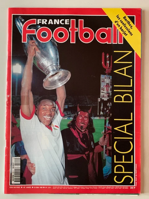 Lot De 51 Magazines France Football - Année 1994 - Quasi Complet - Vintage