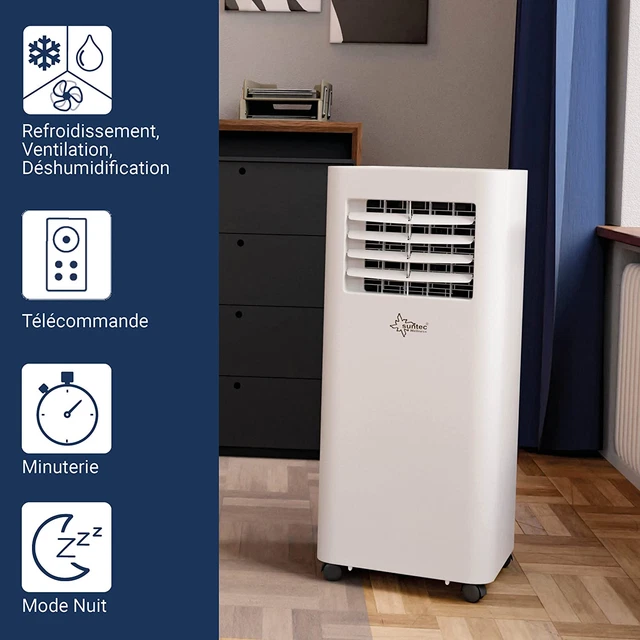 Suntec Climatiseur Mobile COMFORT 7.0 Eco R290 - Climatiseurs Portable,... 3