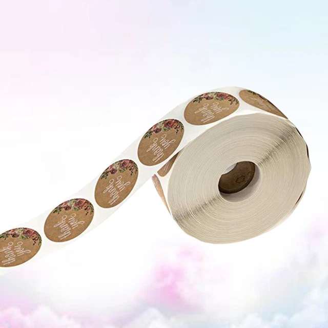 1500 Pcs /Roll Geburtstag Füllstoffe Abdichtung Aufkleber Dekorative 10