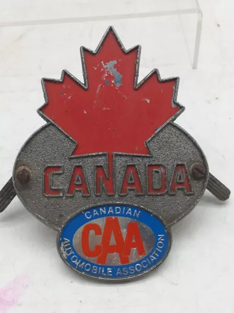 VINTAGE Canadian Automobile Association Car Badge.