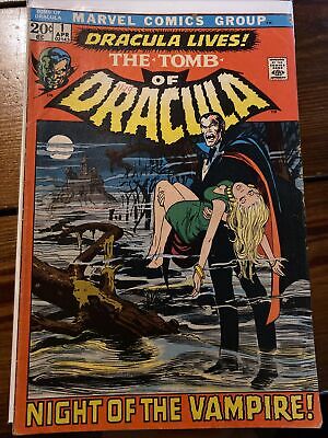 Marvel Comics The Tomb of Dracula Issue #1 Original April 1972
