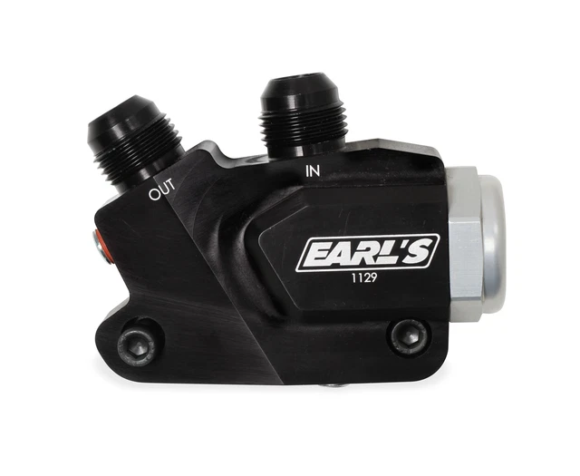 Earl's 1129ERL LT Side Mount Oil Cooler Adapter