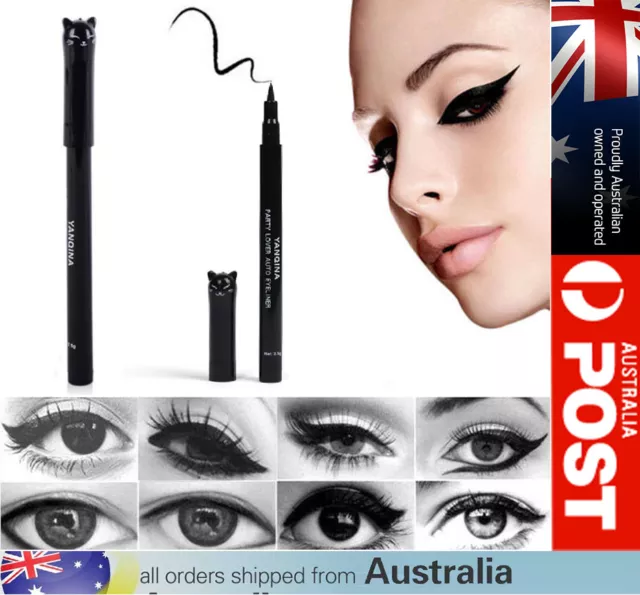 Salon Cat Eyeliner Pen Eye Liner Pencil Woman Girl Makeup Cosmetic Beauty