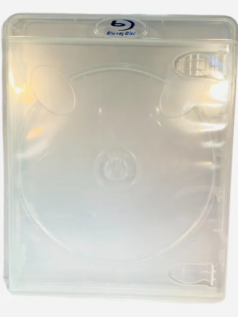1 x Amaray Single Clear 14mm Case Spine Blu-ray 1-Disc Replacement Case