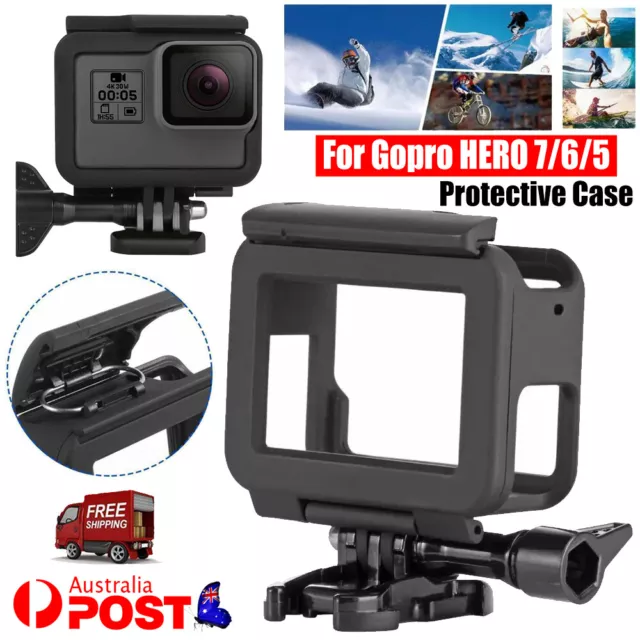 Housing Border Protective Shell Case With Socket & Screw For GoPro Hero 7/6/5