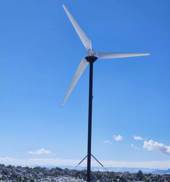 3000W 220V Vertikal Windkraftanlage Windrad Spiral Windgenerator  Komplett-set