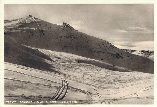 Trento Bondone campi di Neve la slittovia F. piccolo non spedita