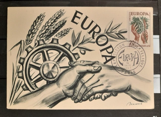 Lot De 4 Cartes Maximum FDC 1er Jour Sur Soie, Série Nature De France, Oblitérées