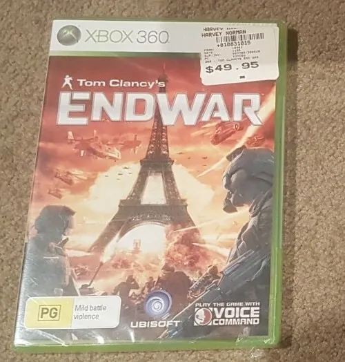 NEW SEALED Tom Clancys EndWar Xbox 360 Game