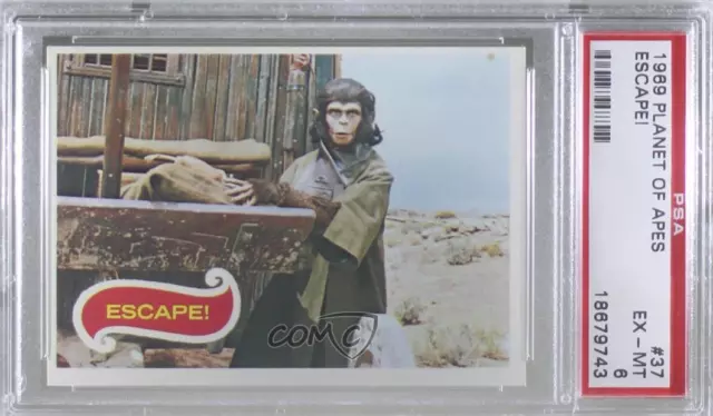 1969 Topps Planet of the Apes Escape! #37 PSA 6 0j6