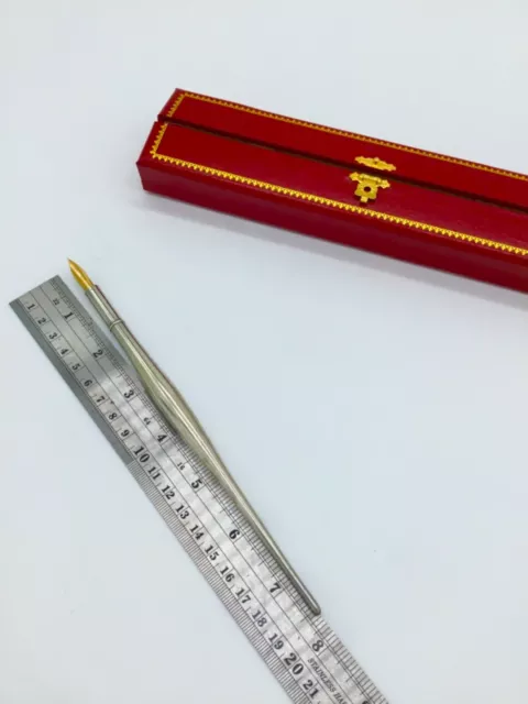 sterling silver w.s hicks and sons desk pen with case