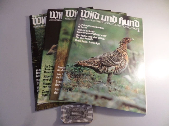 Wild und Hund - 86. Jahrgang 1983 Nr. 5, 6, 7, 16 [4 Hefte].
