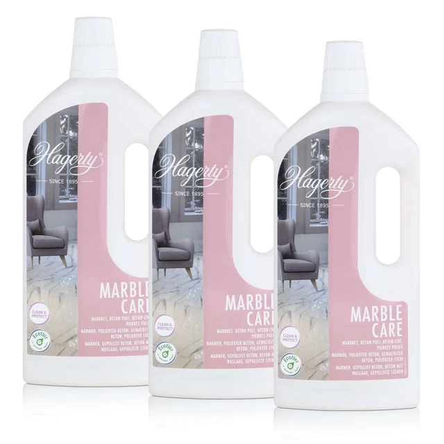 Hagerty Marble Care - Pflege für Marmor, polierten Stein 1 Liter (3er Pack)